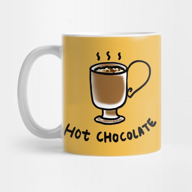 hot chocolate drink by cartoonygifts